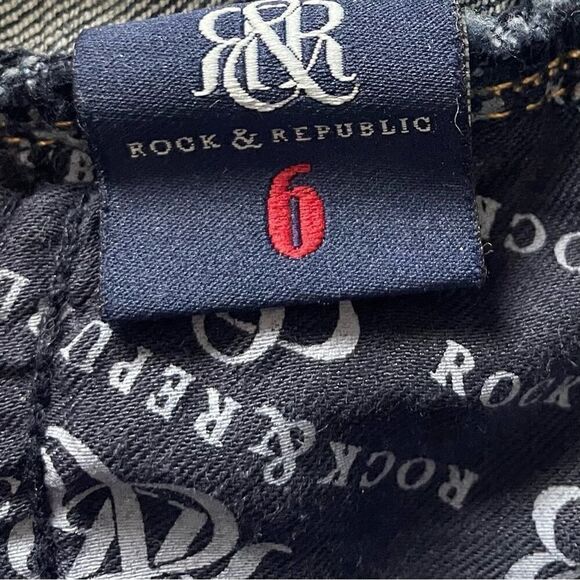 Rock & Republic® Kendall Capri Jeans Size 6 Medium Wash - Picture 5 of 9